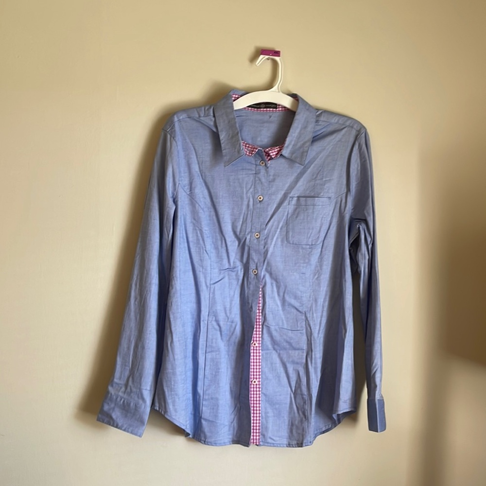 Signature Collection Women’s Blouse, Size XL, Color Light blue